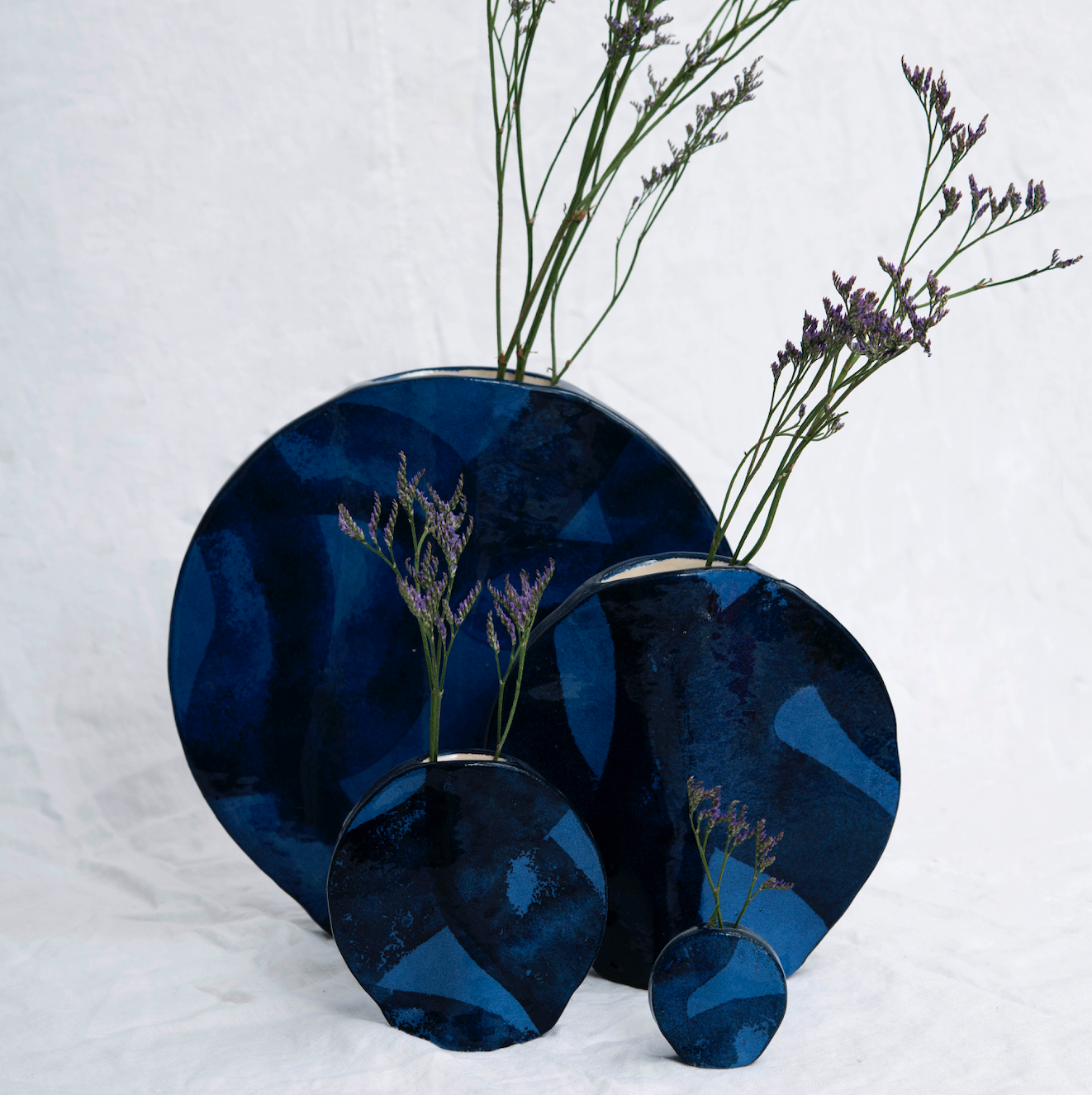 Grand Vase Ovni - Bleu