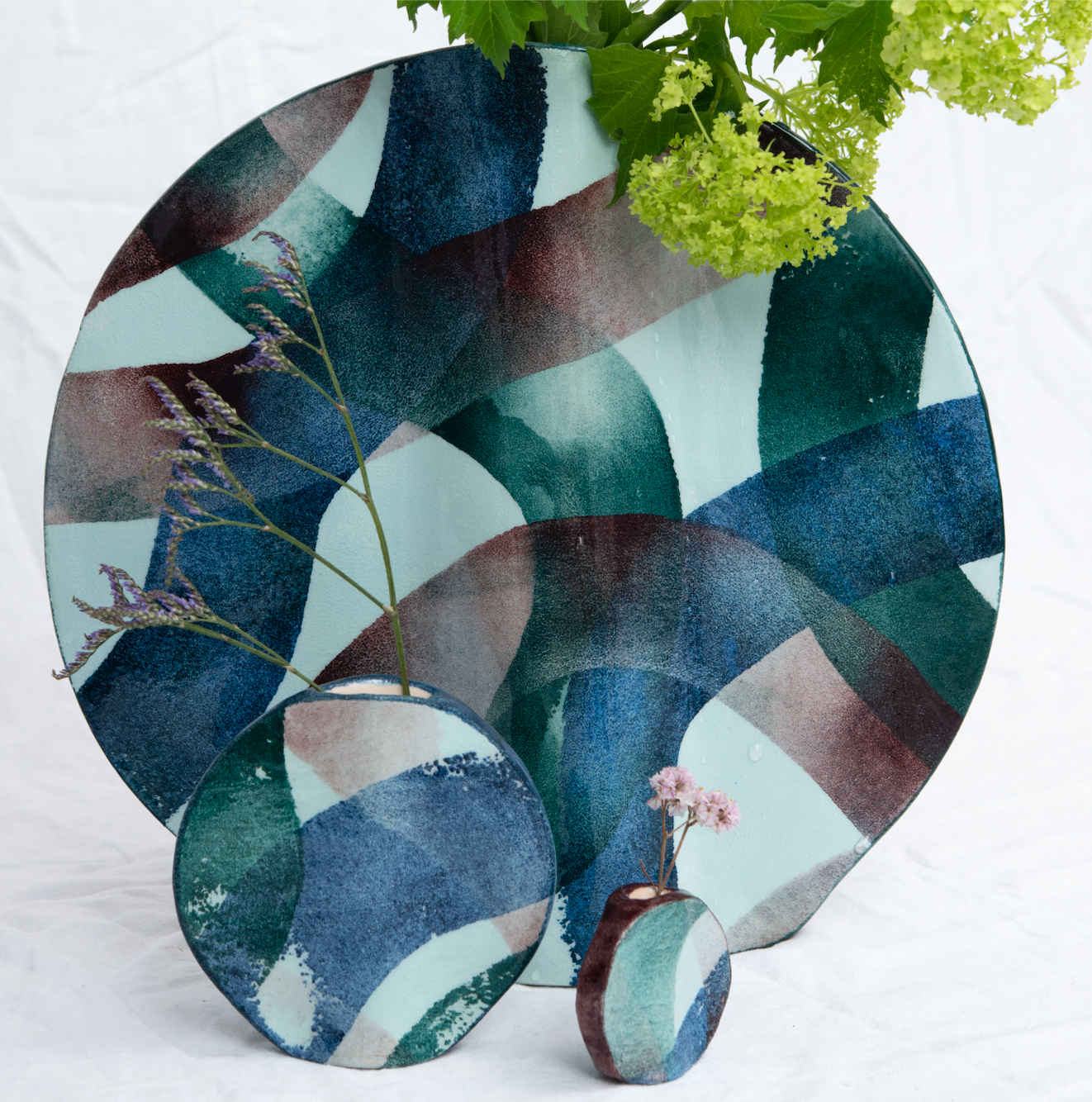 Giga Vase Ovni - Tricolore