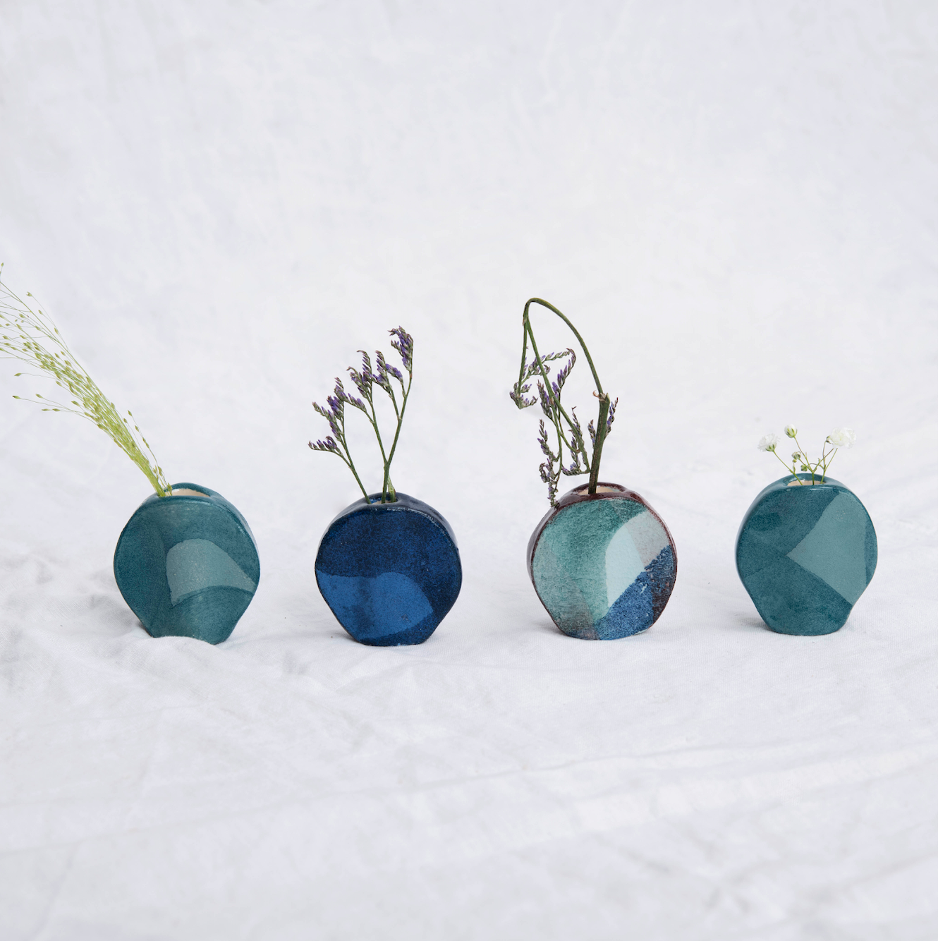 Mini Vase Ovni - Bleu