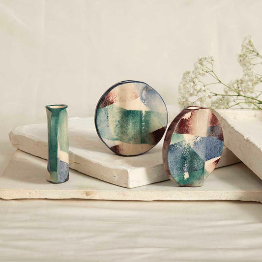 Petit vase Ovni - Tricolore