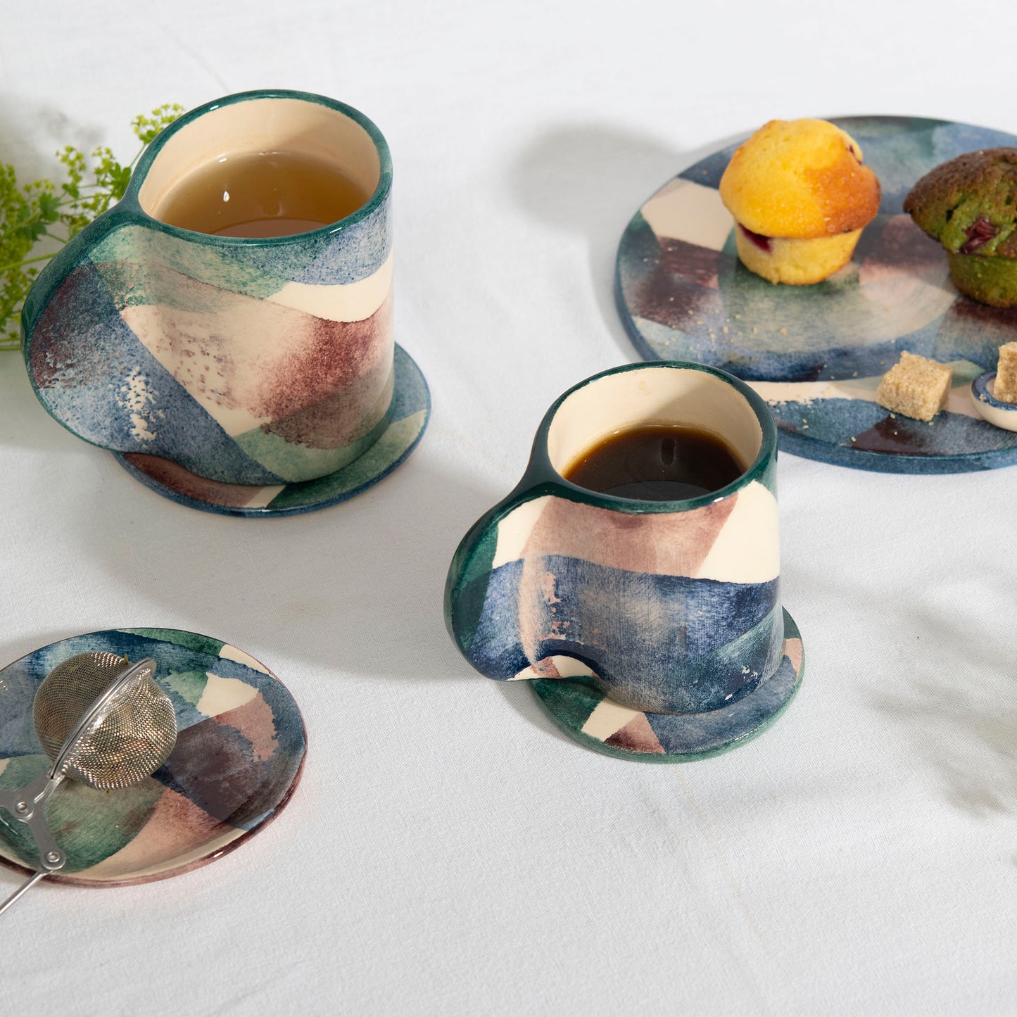 Tasse à café - Entrelacs