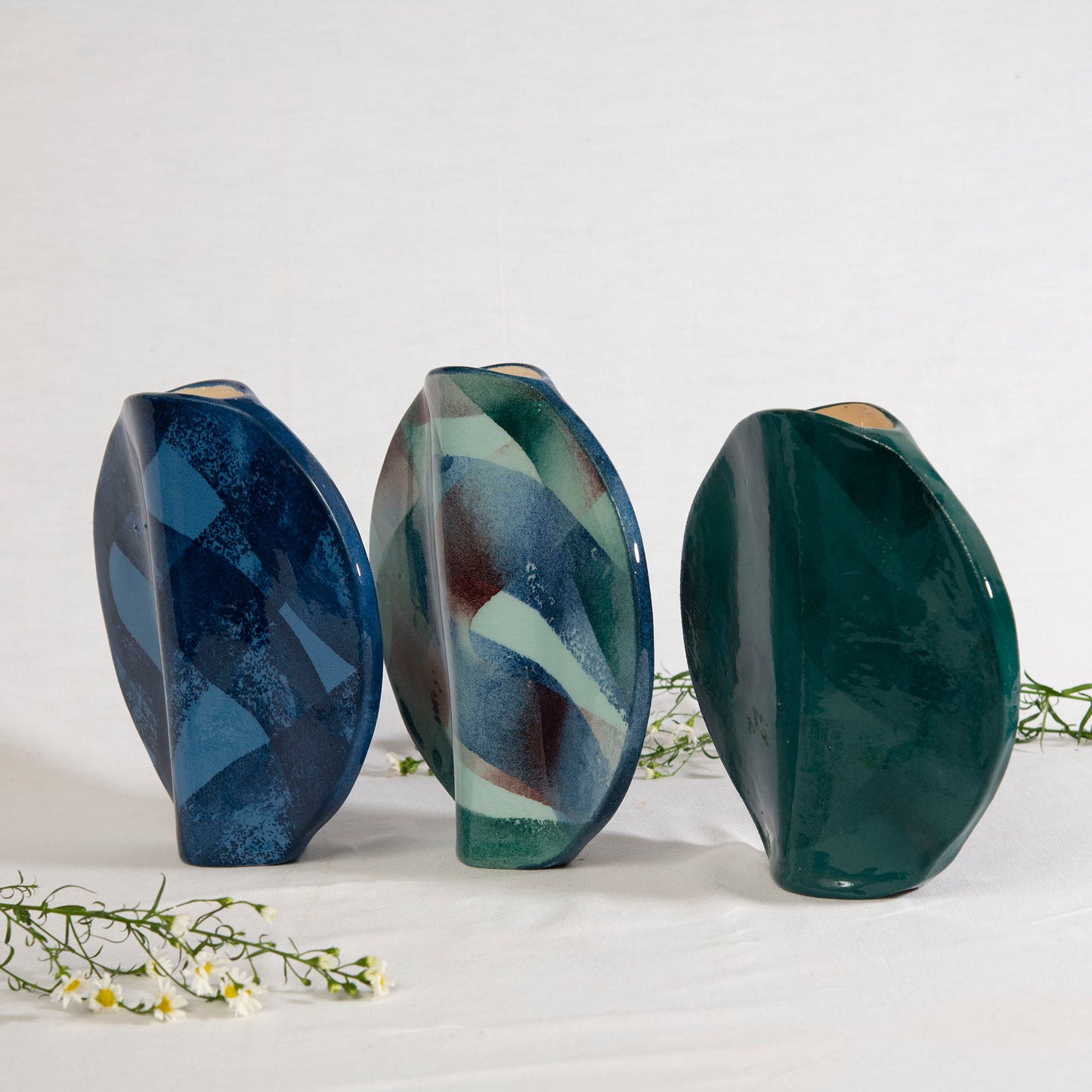 Grand Vase Ovni - Vert