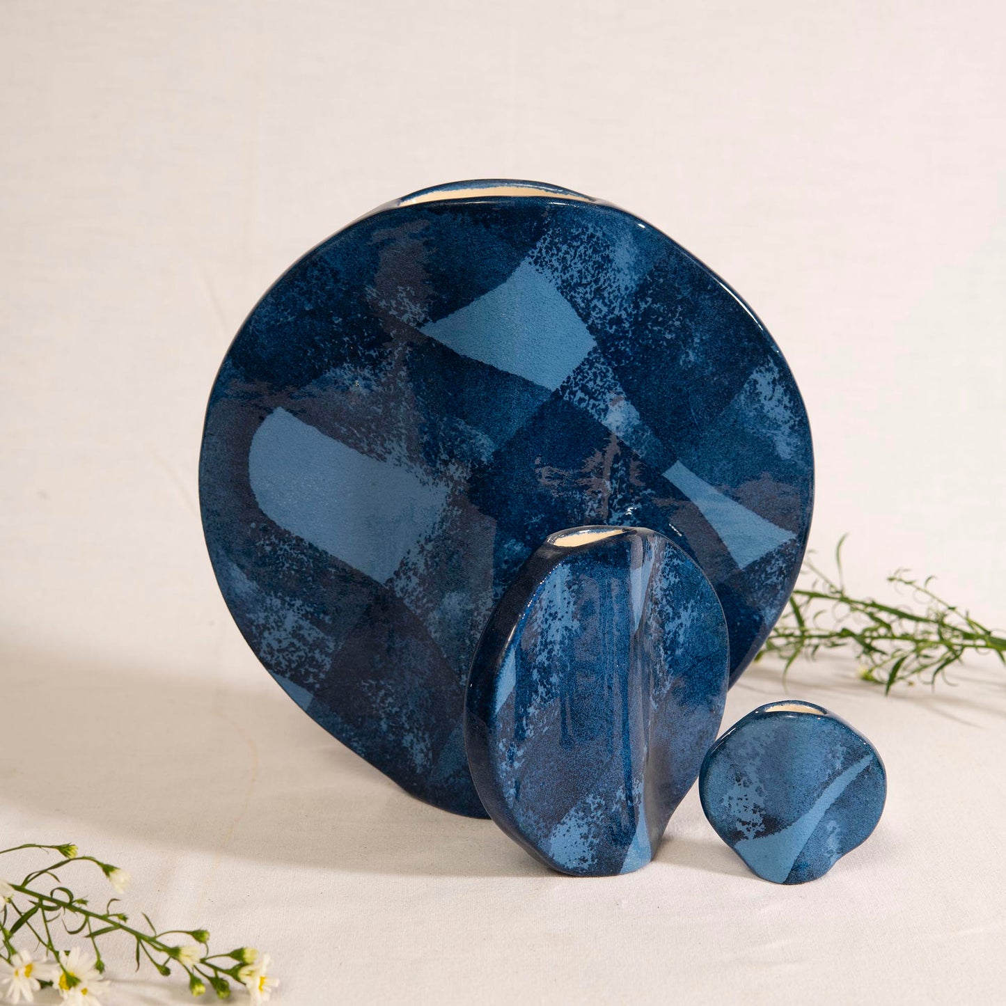 Grand Vase Ovni - Bleu