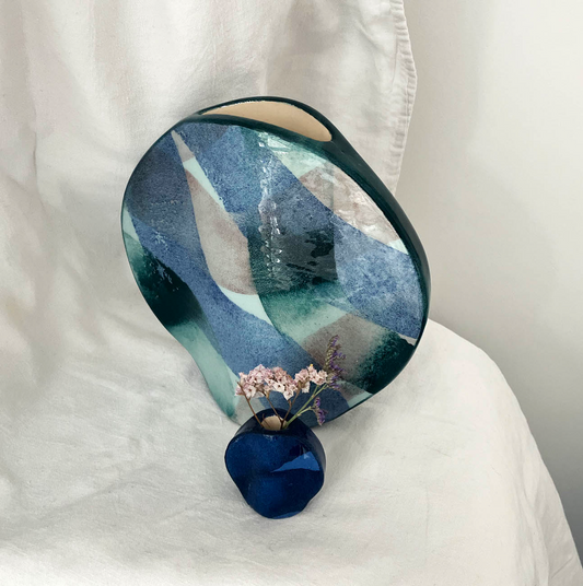 Grand Vase Ovni - Tricolore