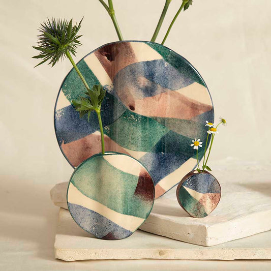 Grand Vase Ovni - Tricolore